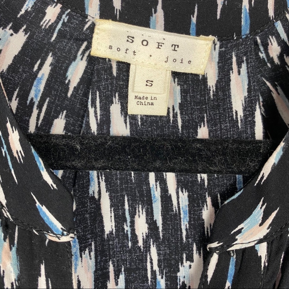 SOFT JOIE Printed Shirt Dress Size S - Picture 3 of 4